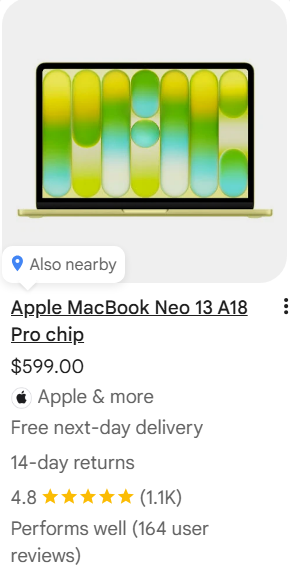 Apple MacBook Neo