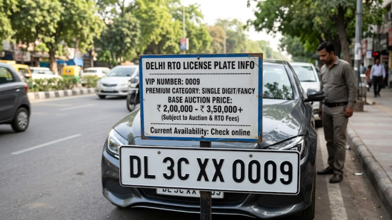 0009 number plate price
