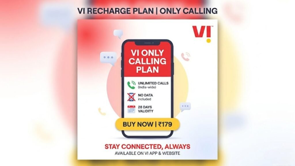 vi recharge plan only calling
