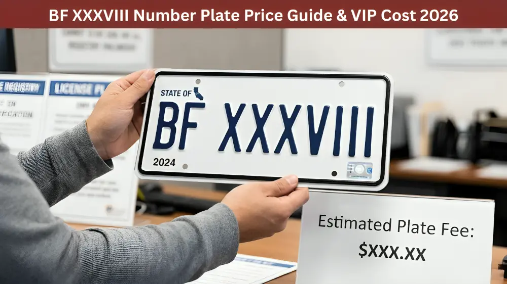 bf xxxviii number plate price