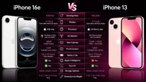 iphone 16e vs iphone 13