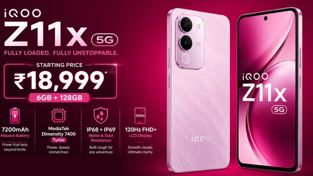 iqoo z11x 5g price in india