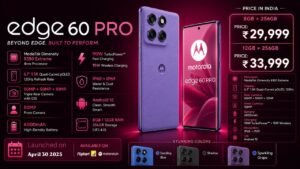 Motorola Edge 60 Pro Price in India