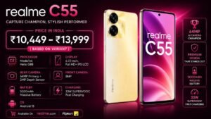 Realme C55 Price in India 2026 — ₹10,499 to ₹13,999 | All Variants, Specs & Offers