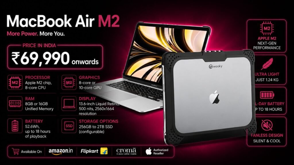 MacBook Air M2 Price in India: Latest Deals & Offers (2026)