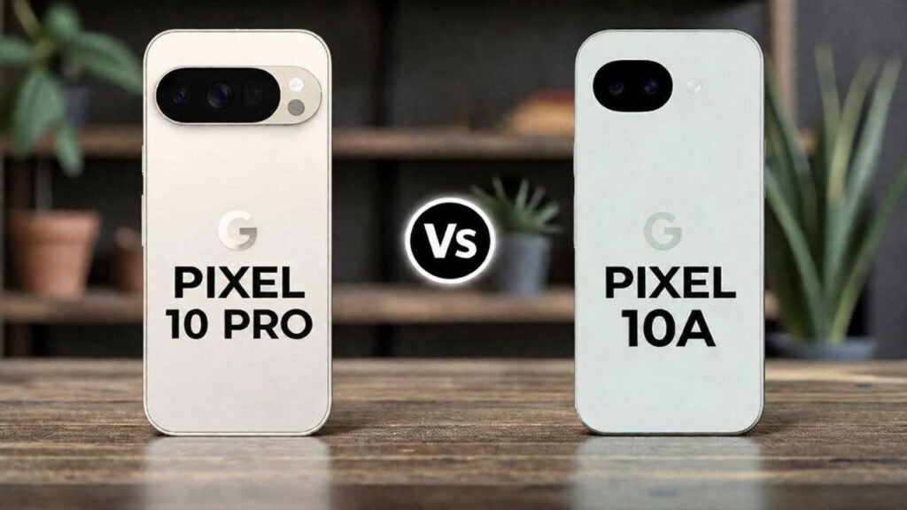 Google Pixel 10a vs 10 Pro - Design and Build Quality Comparison
