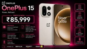 OnePlus 15 Price in India: Starts at ₹85,999 in 2026