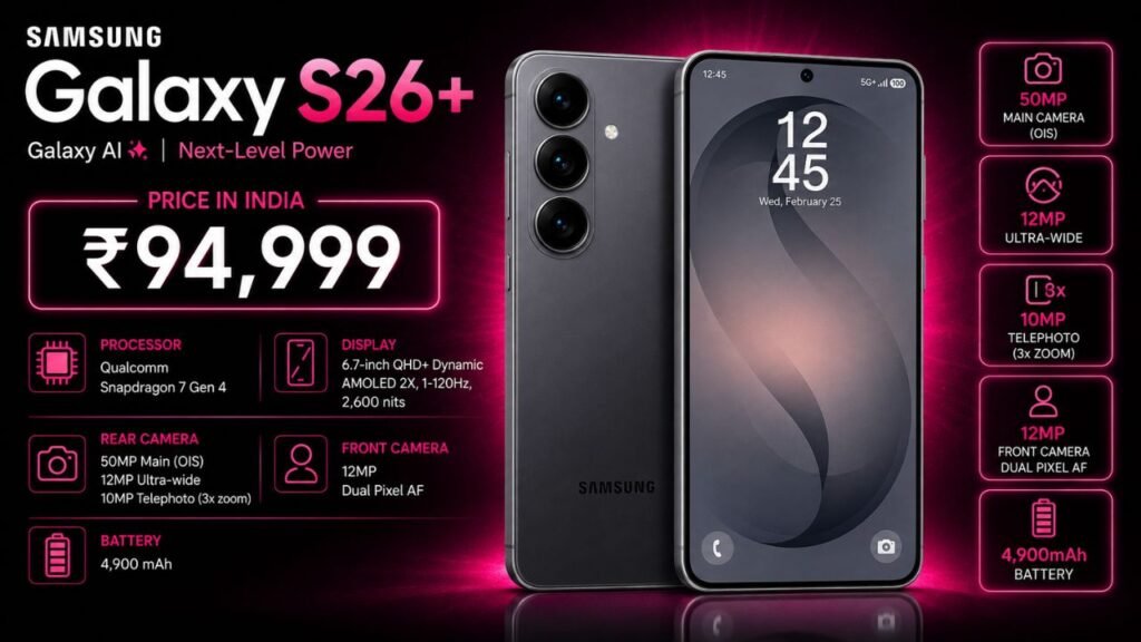 Samsung Galaxy S26+ Price, Specs, Review - Worth It?