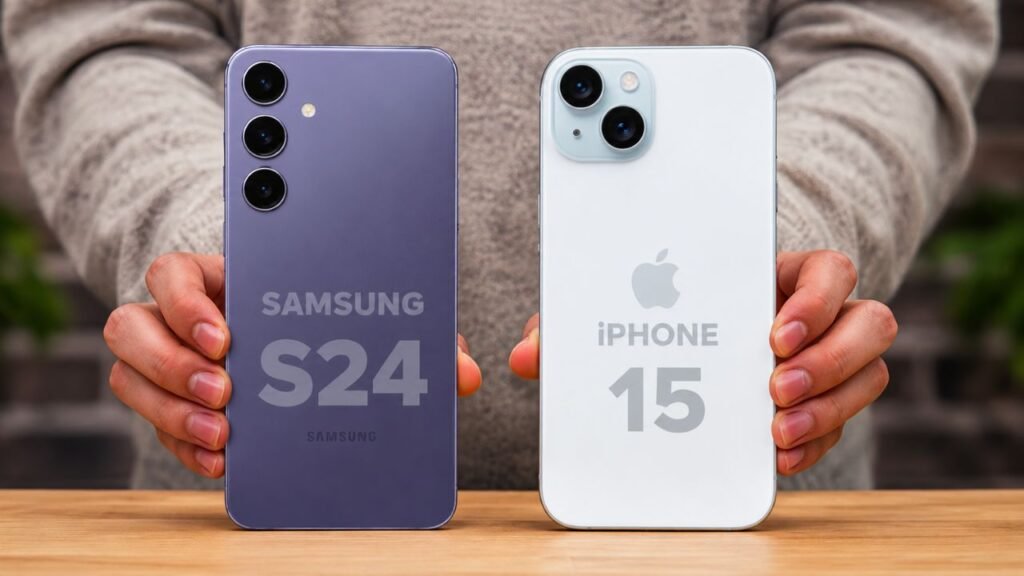 samsung s24 vs iphone 15 - Design and Build Quality