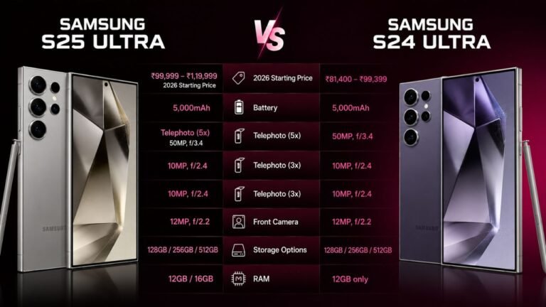 Compare Samsung S25 Ultra vs S24 Ultra: Which One Should You Buy?