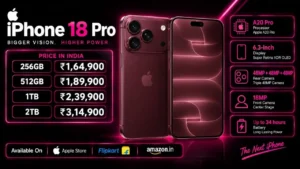 iPhone 18 Pro Price in India, Specifications, Launch Date, Colours, Bank Offers & EMI (2026)