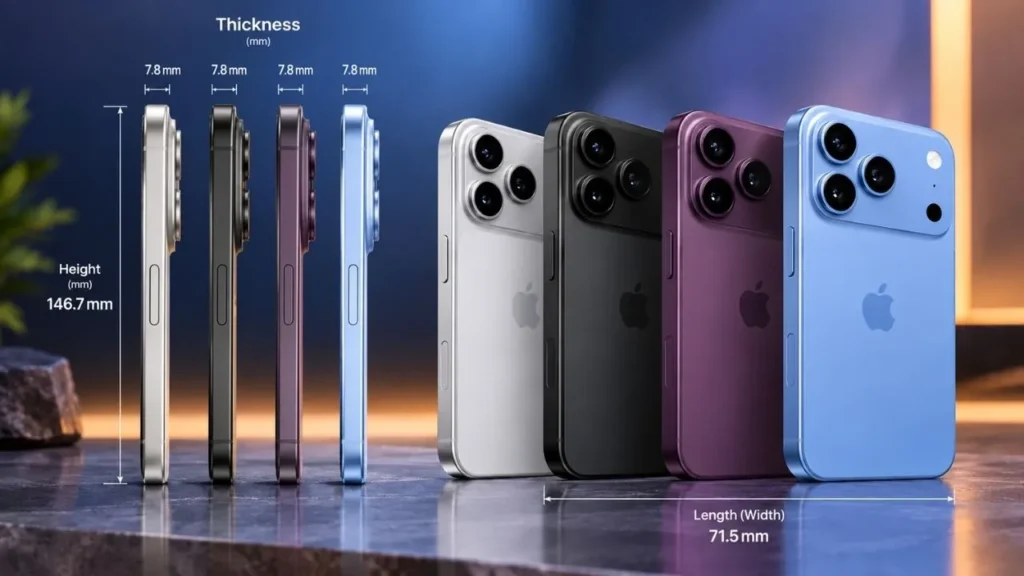 Apple iPhone 18 Pro Max Thickness, Design and Build Quality