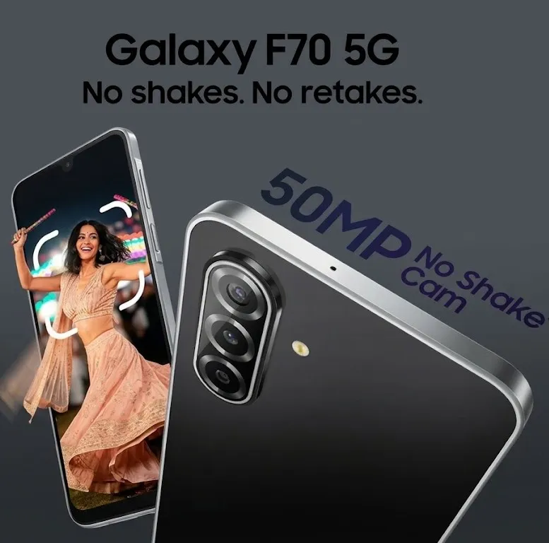 Samsung Galaxy F70e 5G Camera Features