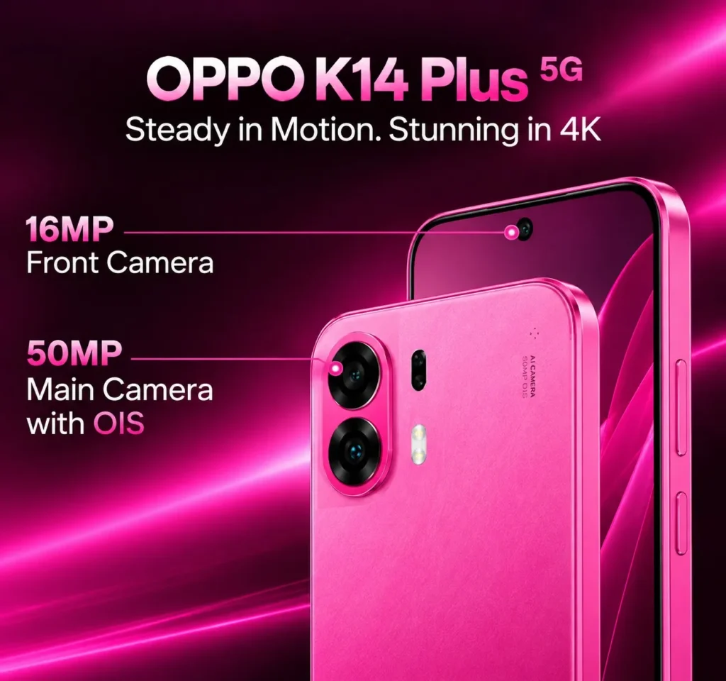OPPO K14 Plus 5G Camera Features