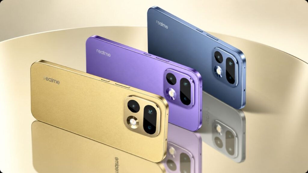 Realme 16 Pro 5G Colours: Master Gold, Pebble Grey and Orchid Purple