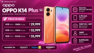 OPPO K14 Plus 5G Price in India, Specifications, Launch Date, Colours & Bank Offers (2026)